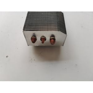 Industrial Extruded Square Shape Aluminum Heatsink With Cooper Tubes