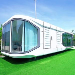 Durable Outdoor Space Capsule Customized Space Capsule Home Prefabricated