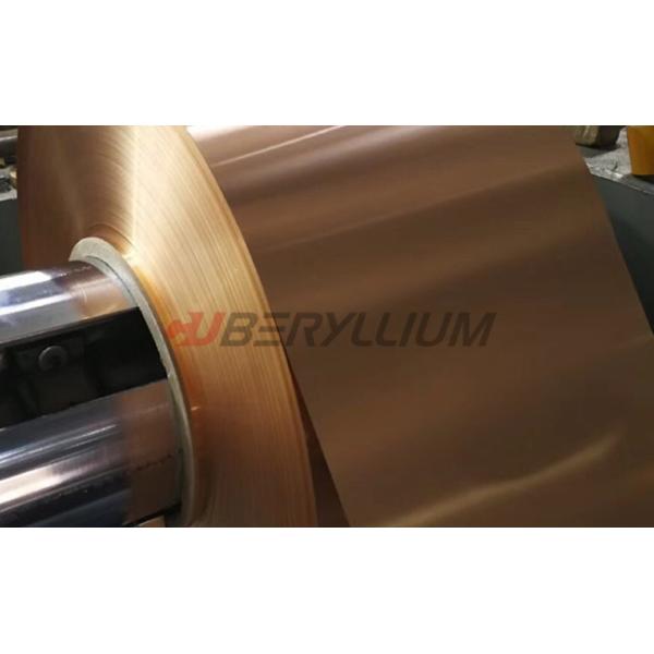 C17500 CDA 175 Cobalt Beryllium Copper Alloys For Switch Parts Spring Connectors