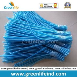 Transparent Red/Solid Black Retractable 3M Full Stretchy Coiled Ropes