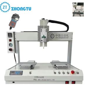 China Fully Automatic 3 Axis Glue Dispenser with Repeat Accuracy ±0.02mm and Maximum Speed 500mm/s for Static Elimination within 100V on sale