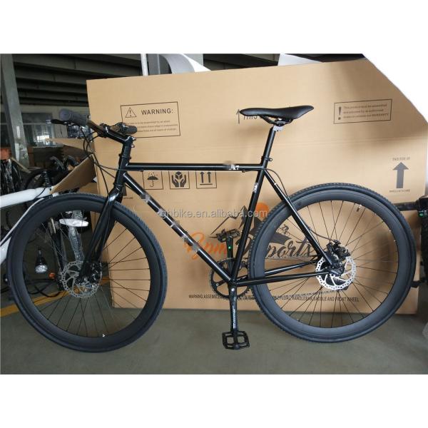 Shimano Gear Hard Frame Disc Brake OEM Chromoly 4130 Frame Mens Adult Hybrid City Cruiser Bicycle Road Bike