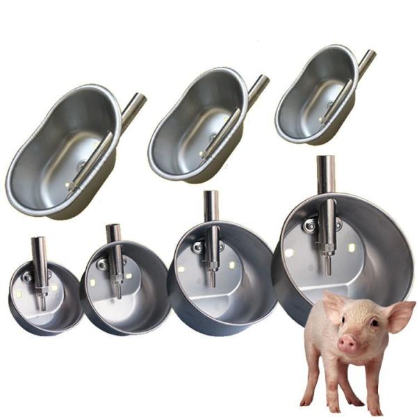 Buy Automatic Piglet Feeding Bowl Round Oval Shape at wholesale prices