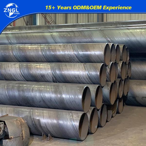 Buy API/ASTM SSAW Steel Tube Spiral Submerged Arc Welding Pipe for Tubular Pile Product at wholesale prices
