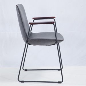 China Restaurant 55x50x82cm Modern Leather Dining Chair on sale