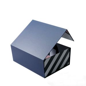 Personalized Gift Boxes Foldable With Magnetic Flap And Ribbon