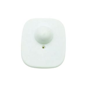Quality White Small Square EAS 8.2MHz RF Security Hard Tag For Retail Store for sale