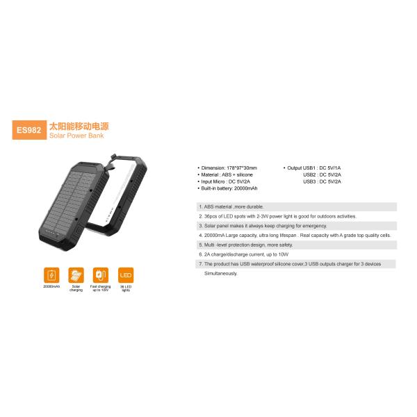 China Solar Power Bank w/ Wireless Charger, consumer electronics Products Manufacturers & Suppliers