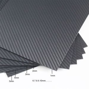 Lightweight Carbon Fiber Plate Sheets 100% 3K Twill Matte