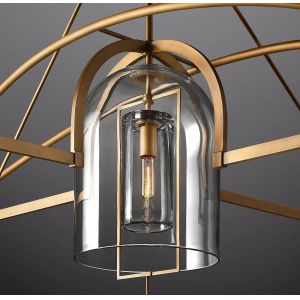 Hotel Brass Ceiling Chandelier AC 85-265V