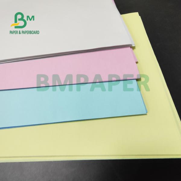 55gsm 60gsm Pink White Blue NCR Printing Office Paper For Invoice 70 x 100CM