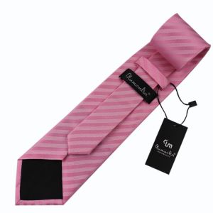 PINK men's formal silk necktie