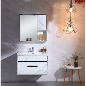 High Polished Stainless Steel Bathroom Vanity Smooth Surface