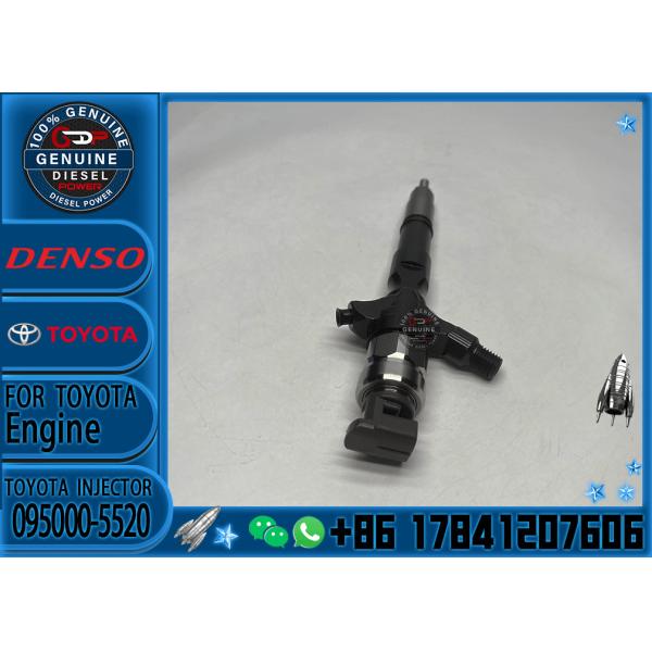 Factory Direct Deal New Common Rail Injector 23670-0L010 Diesel Fuel Injector Nozzle 095000-5520 For 2KD-FTV Engine