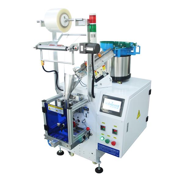 Bulk Bolts Screws Counting Feeder Sealer Packaging Machine With Check Weighing