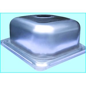 Fishtail Board Triple Basin Kitchen Sink With Drainboard 160cm Length