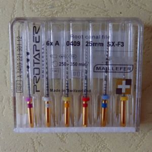 Dental Root Canal Endo Rotary File 150RPM Embroidered Fracture Proof