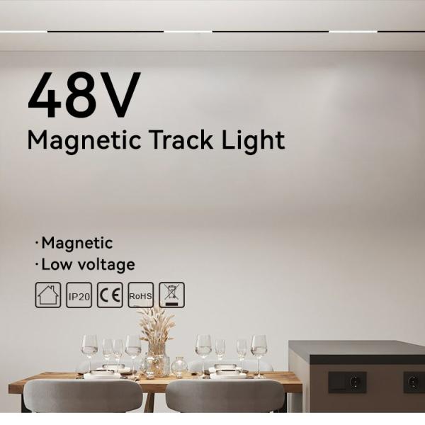 Centralized Magnetic Linear Track Light Smart Control 30W 48V