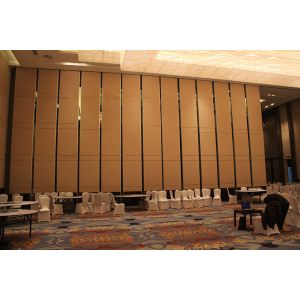 Acoustic Room Dividers Movable Wall Hardware Aluminium Track Folding Partition