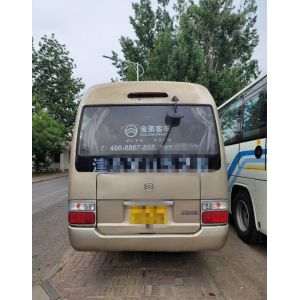 2015 Year 22 Seats Used Golden Dragon Coaster Bus , Used Mini Bus Coaster Bus