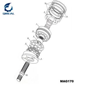Mx150/Mx173/Mx500 Mag150/Mag170 Lzv30/Lzv120 Lvwo60 TM40vd Travel Motor