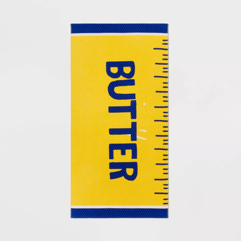 China Butter Beach Towel in Yellow – 100% Cotton Terry for Plush Absorbency and Sunny Coastal Comfort on sale