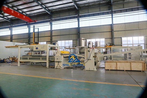 2440mm Length PVC Artificial Marble Sheet Machine extrusion line With ABB Inverter