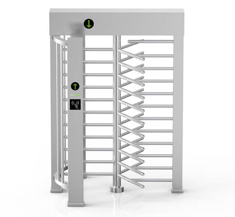 One Way Entry Bi-direction Step Up Security Full Height Turnstiles for Ultimate Access Control