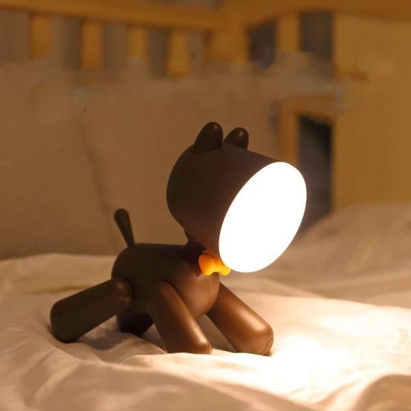 Buy 3500K Solar Gift Light LED Dog Night Light USB Charging at wholesale prices