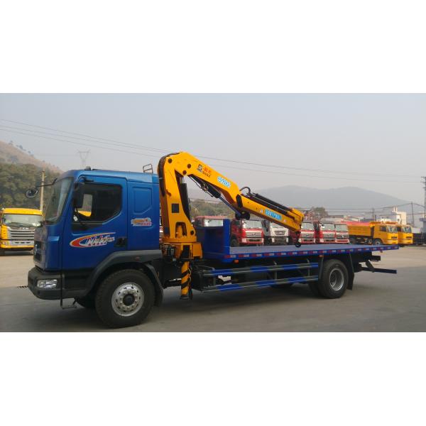 5 6 7 8 Tons Truck Mounted Crane With Max Speed 90 Km/H 4*2 Telescopic Boom Truck Mounted Crane