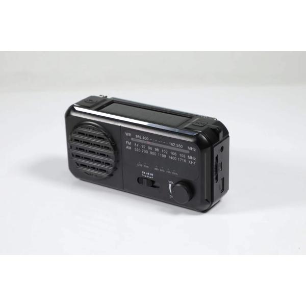 Trips Emergency Solar Hand Crank Radio 6.3cm Camping Built In Speaker 3 Band