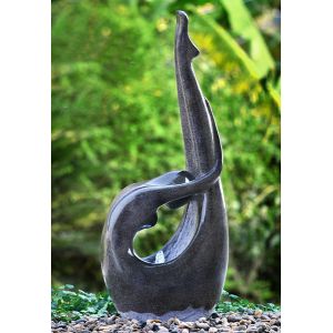 48 Inch Modern GYM Sculpture Water Fountains With OEM Acceptable