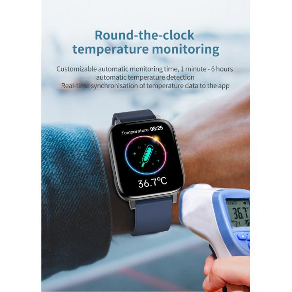 HL60 Smart Watch IPS Large Screen IP68 1.7Inch HD Accurate Blood Oxygen