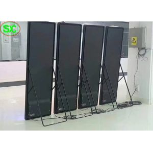 P3 HD Indoor LED Digital Poster Display Screen Super thin 5cm