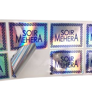 Laser 3D Holographic Authenticity Stickers , Genuine Secure Hologram Sticker
