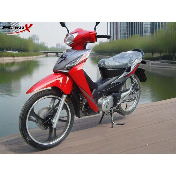 Buy 110cc Red/Black CUB Motorcycle 4.4L Fuel Tank Capacity 4.7/8000kw/r/min Max Power 4-stroke Engine Gasoline Motorcycle at wholesale prices