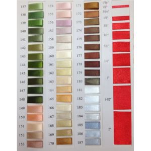 100% Polyester Custom Satin Ribbon Double Face / Single Face 4 Grade Color