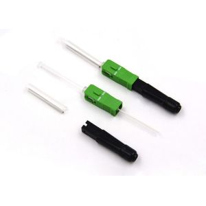 SC/APC UPC hot melt type fiber optic fast connector / simplex fiber optic