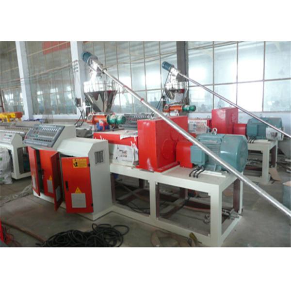 Double Conical Screw PVC Foam Board Machine , Plastic Trash Box Foamed Board