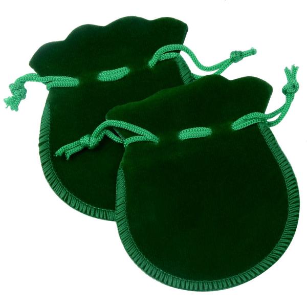 Buy Jewelry Personalised Velvet Pouches , HY 5x7cm Velour Gift Bags at wholesale prices