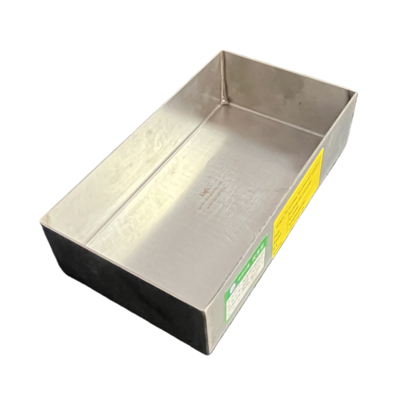 IEC 60335-2-24 Compliant Rectangular Container Test Vessel with 200 mm x 110 mm Dimensions and 50 mm Height