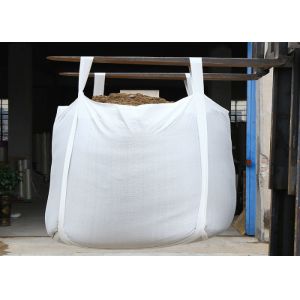 White Container PP Bulk Bag Mechanical Loading And Unloading 700kg / 800kg /