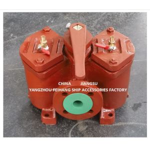 1"-DN25 Double Oil Strainers & Duplex Oil Strainer & Double Oil Filter & Duplex