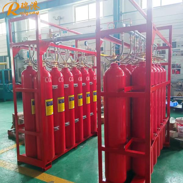 Marine Fire Extinguishing System 8/10/12/20/40/68 L Cylinder Volume Carbon Dioxide Cylinder Type CO2 Agent