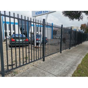 Metal Steel Galvanized Picket Wrought Iron Fence Panels Modern