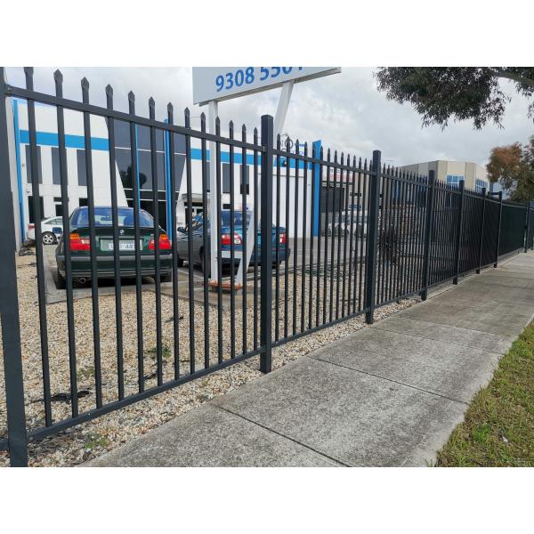 Buy Metal Steel Galvanized Picket Wrought Iron Fence Panels Modern at wholesale prices