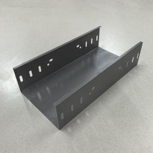Streamline Cable Management Slotted Cable Tray Galvanized Finish Steel Cable