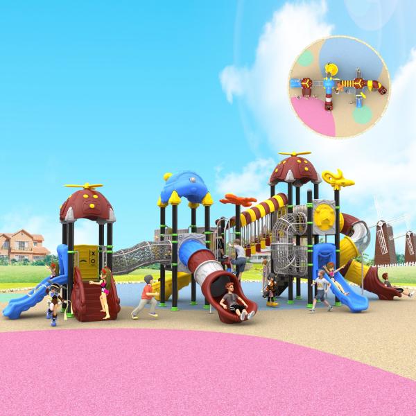 Buy Helicopter Theme Playground Slide Children Professional Playground Equipment 500kg at wholesale prices