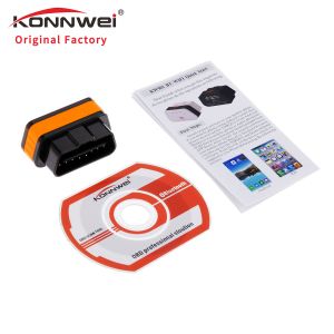 Hot popular model KONNWEI Wireless Android Car Scanner Bluetooth Engine Scanner