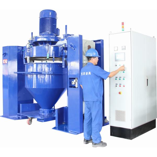 800L Effective Volume Container Mixer with Disc Mixing Drum Shape 1200x800x1000m